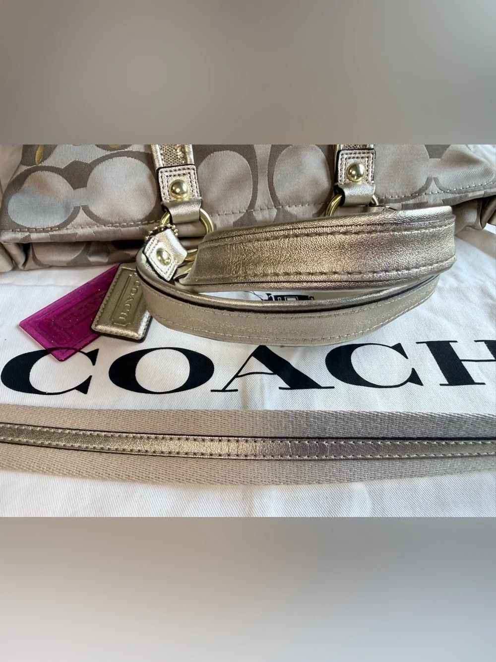 Coach Poppy Multicolor Graphic Satchel & Wallet Set – EUC + Hangtags & Dust Bag